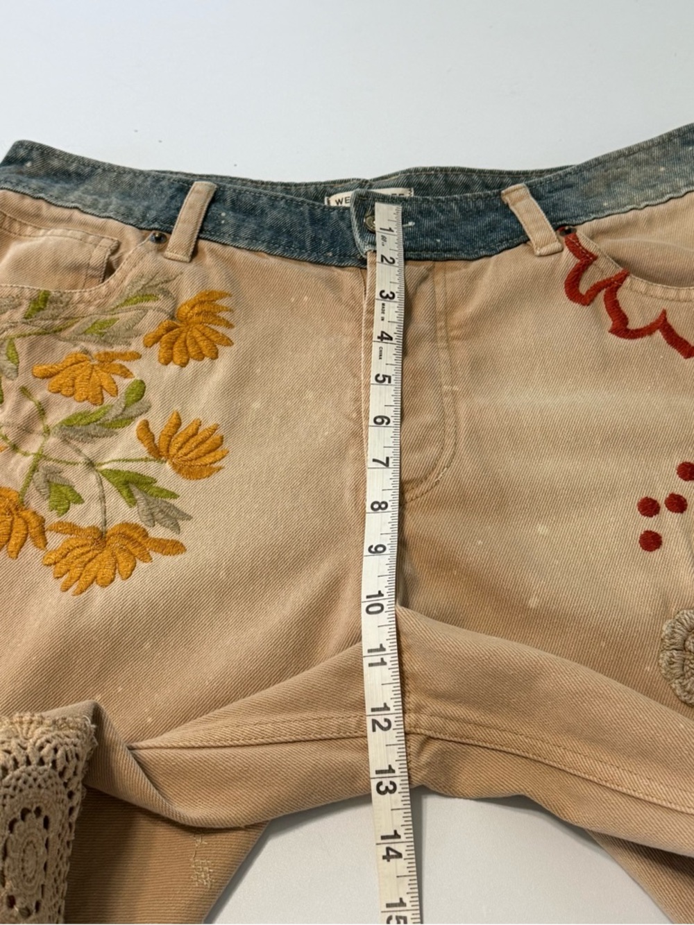 Free People We The Free Falling Love Wide Leg Jeans Size 31 - Picture 15 of 17